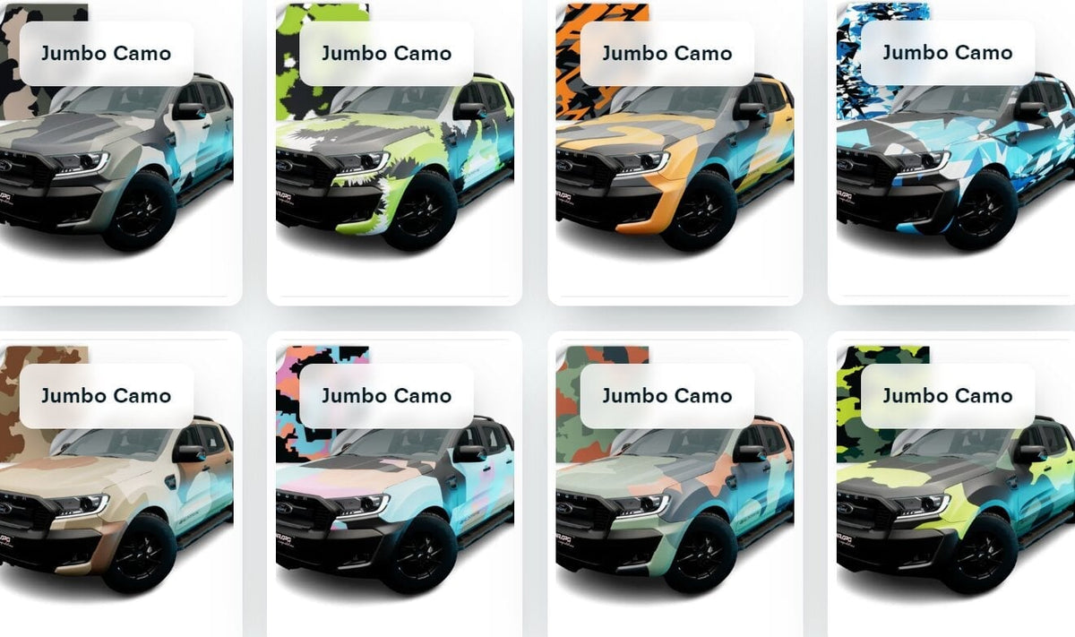 Printed Jumbo Camouflage Patterns