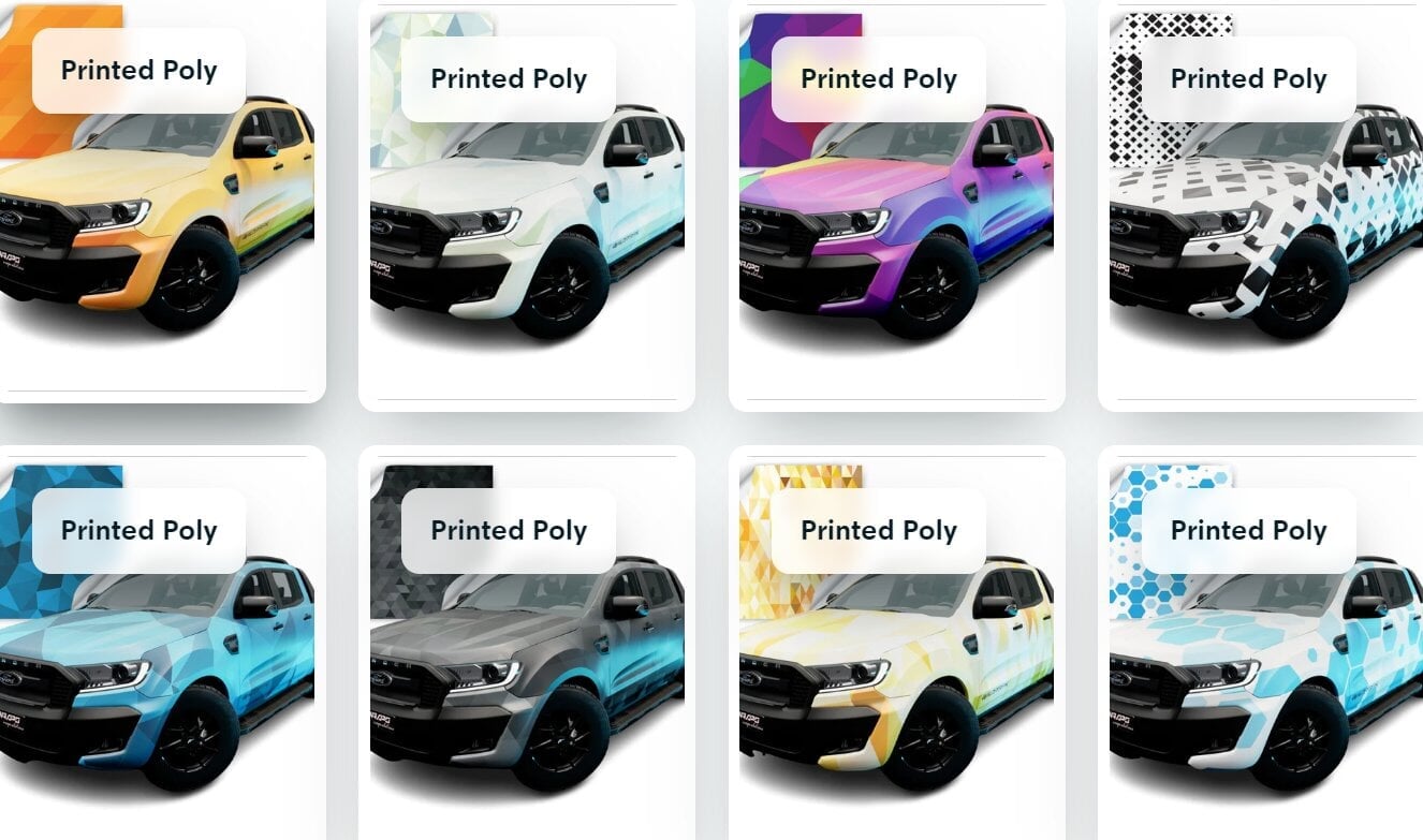 Printed Wrap Printed Poly Patterns