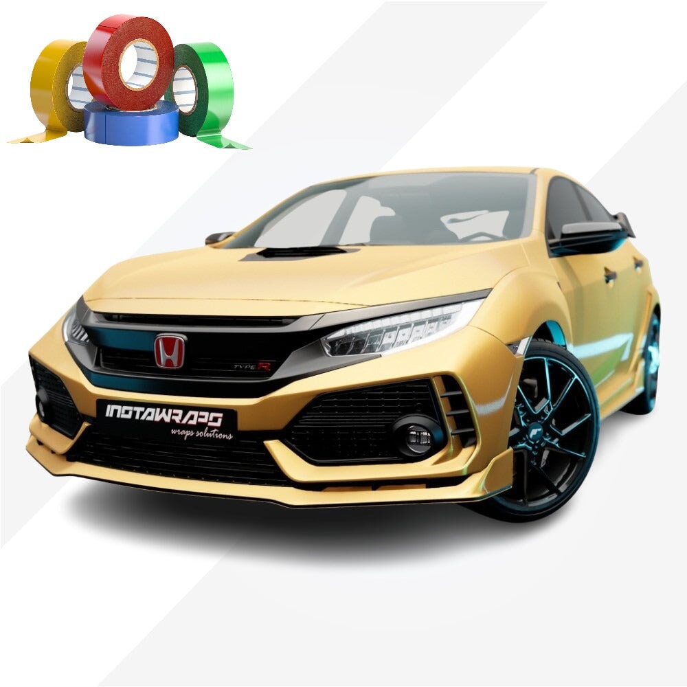 CHROME DELETE / CUSTOM VINYL WRAP TAPE STRIPES | AVERY DENNISON | SATIN SAFARI GOLD | 260-S