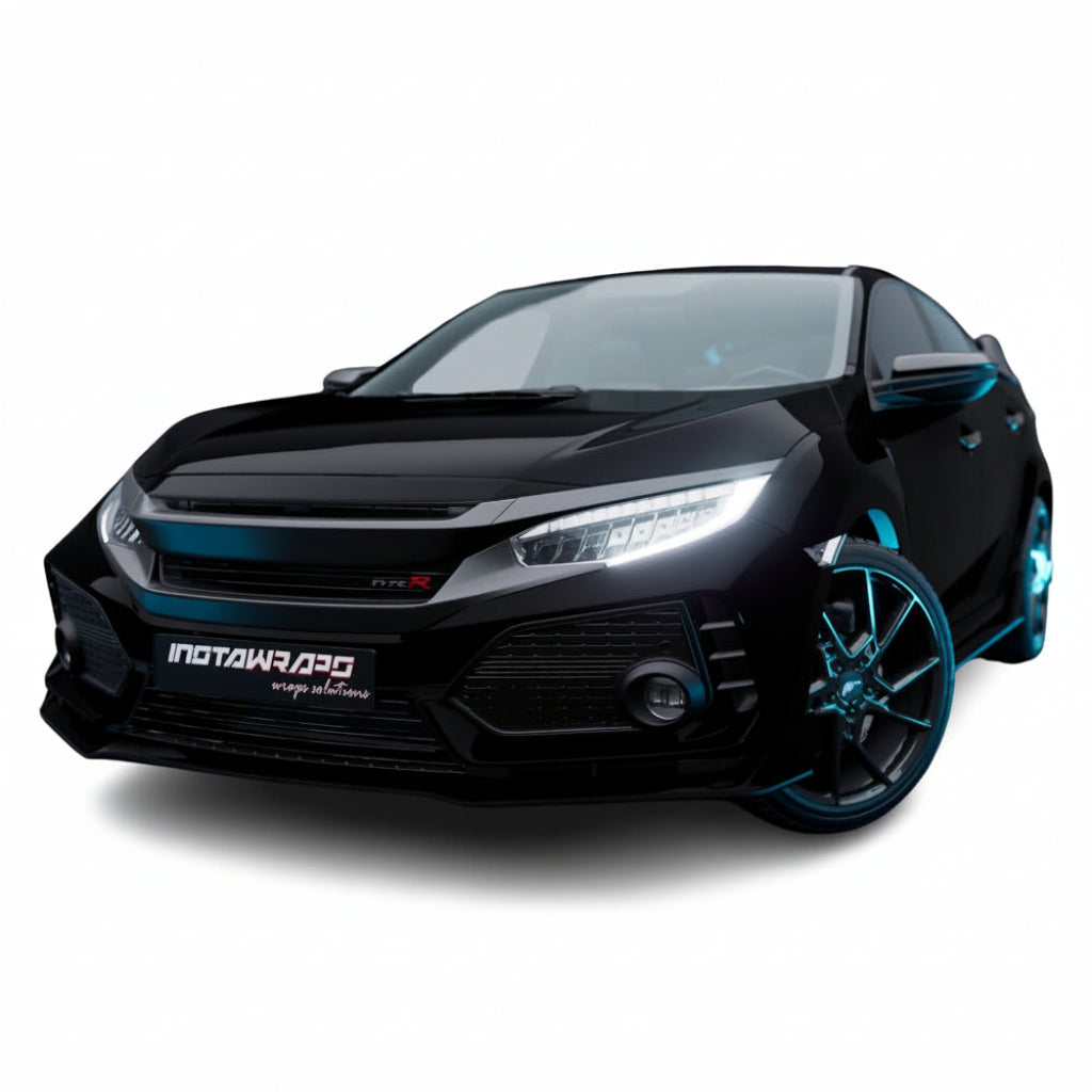3M 2080 CONTROLTAC HIGH GLOSS BLACK METALLIC VINYL WRAP | HG212