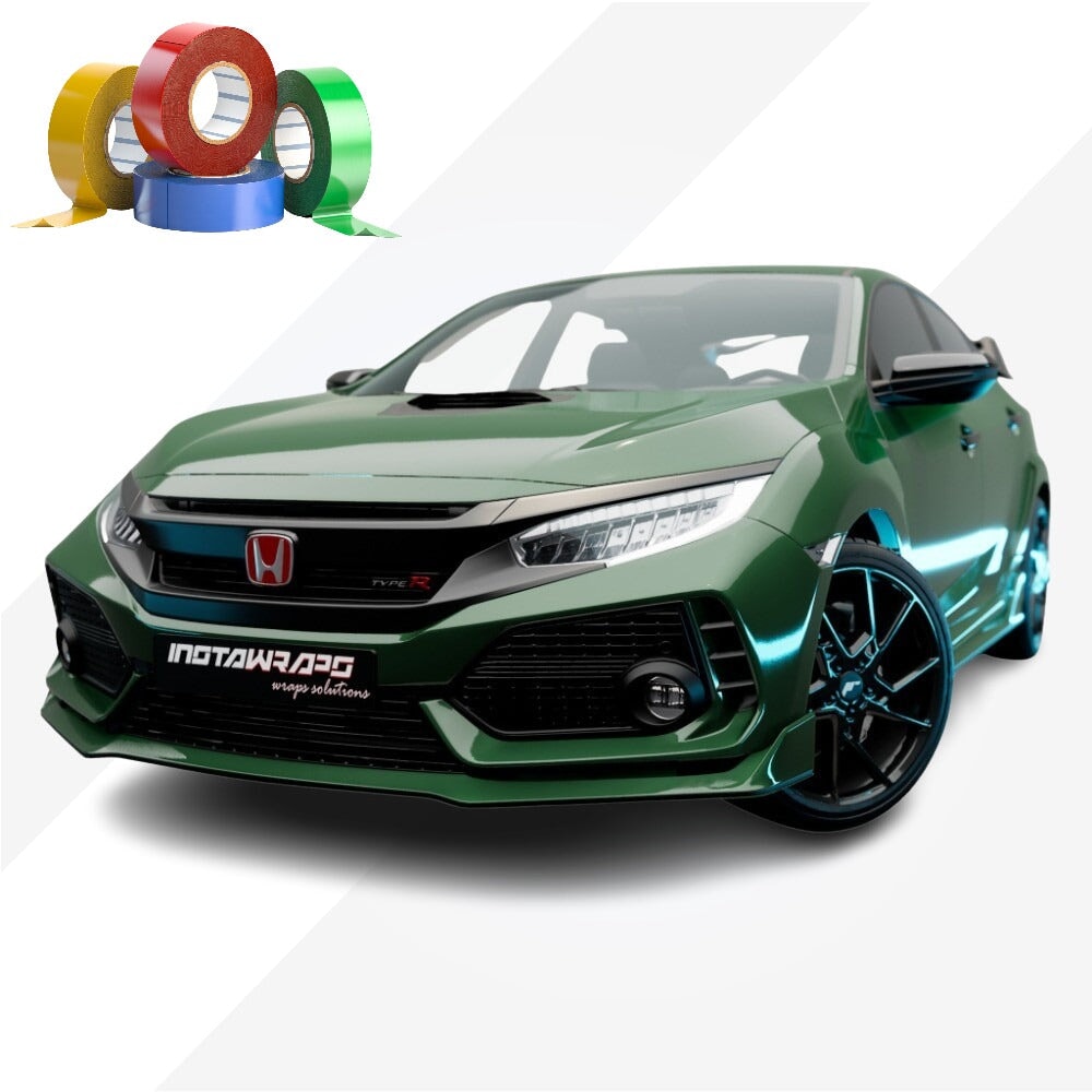 CHROME DELETE / CUSTOM VINYL WRAP TAPE STRIPES | AVERY DENNISON | GLOSS DARK GREEN | 792-O