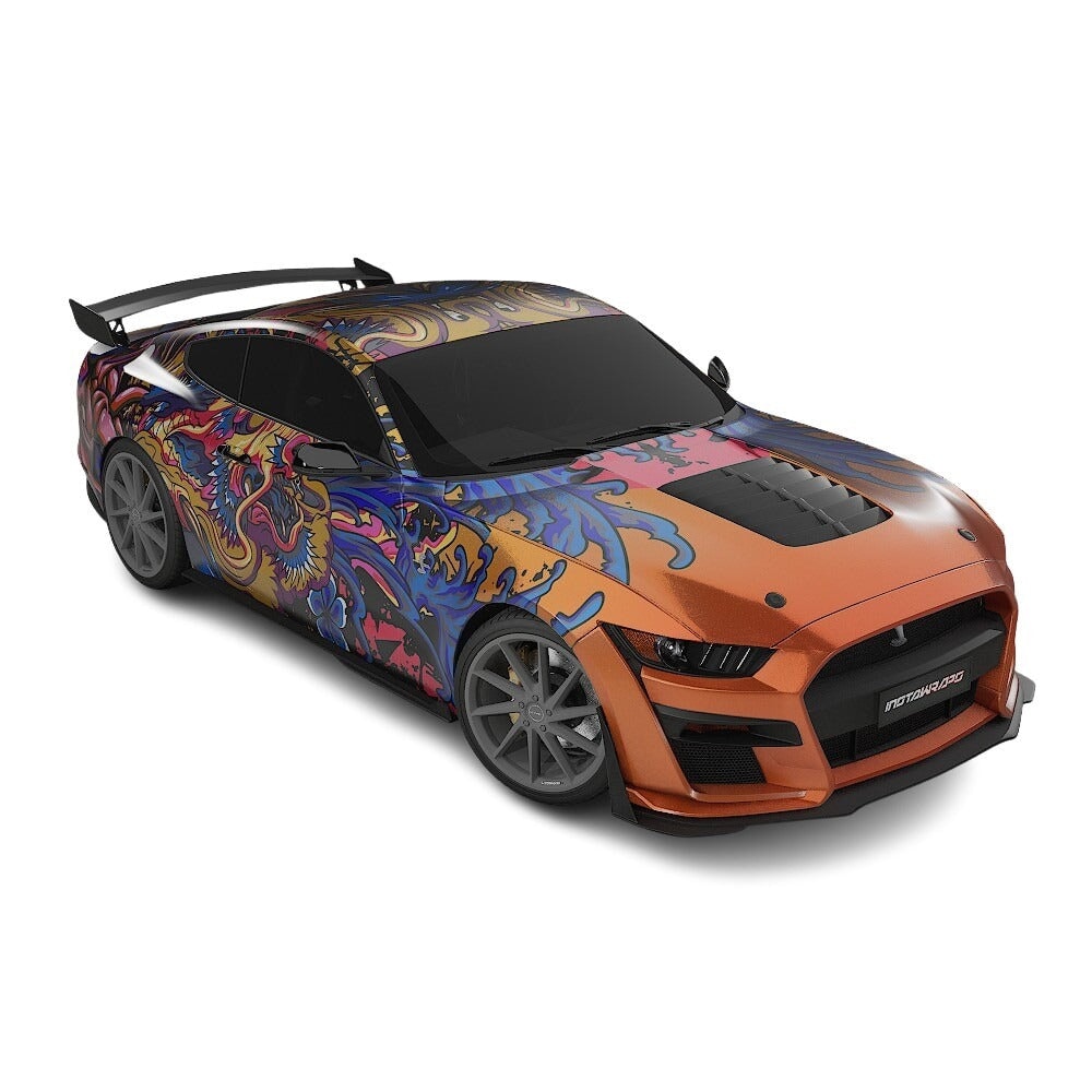 3M / AVERY DENNISON | VINYL WRAPPING FILM PRINTED GRAPHICS | CUSTOM RIDE | FLORAL FURY WRAPS | PHANTOM BLOOM | CR4206