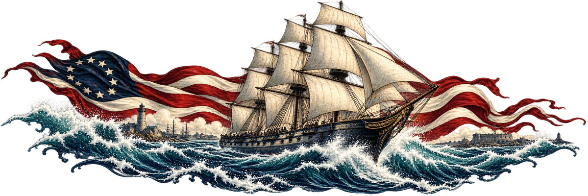 Canvas and Courage | American Frigate Automotive Decal | Instawraps