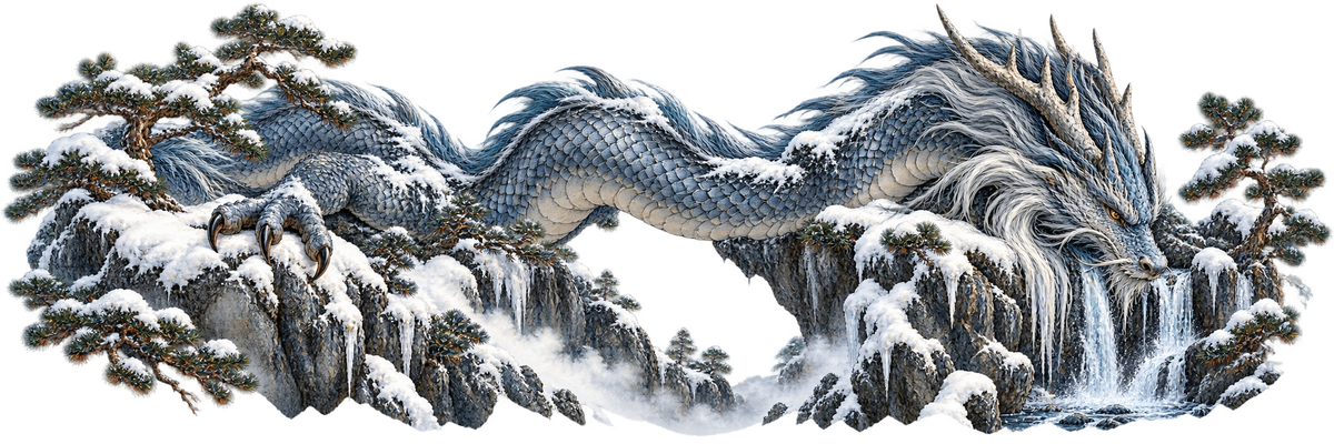 Frostbridge Warden | Japanese Dragon Automotive Decal | Instawraps