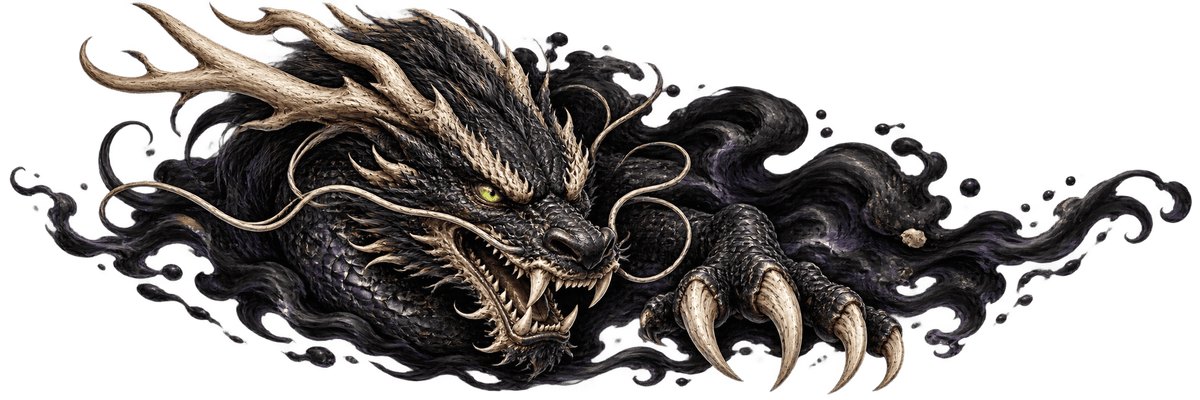 Nightveil Talon | Japanese Dragon Automotive Decal | Instawraps
