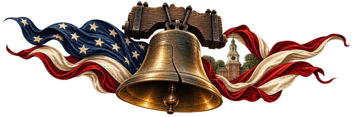 Founding Echo | Liberty Bell and American Flag Automotive Decal | Instawraps