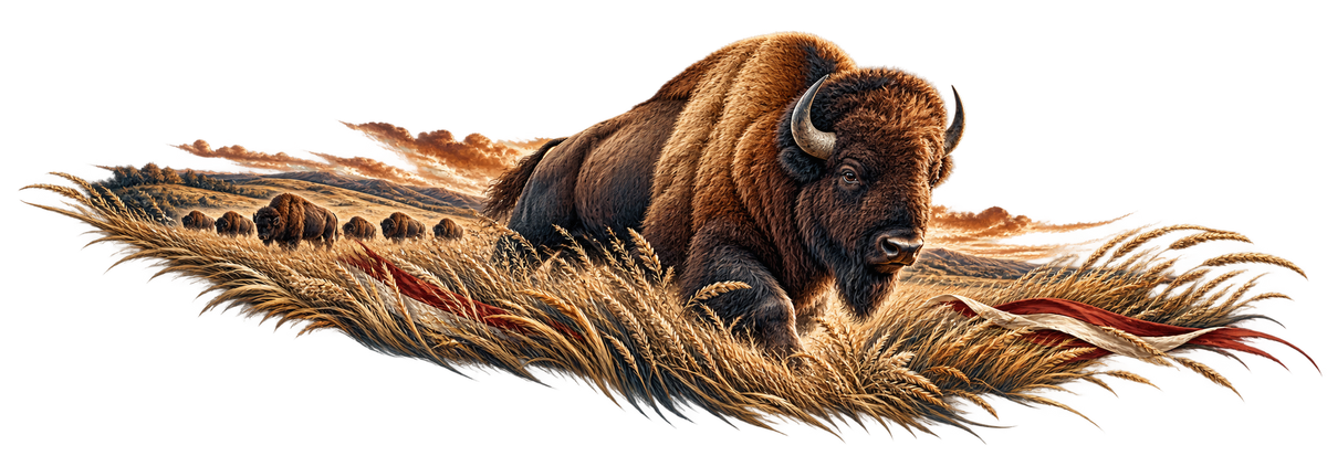 Prairie Rumble | Plains Bison Automotive Decal | Instawraps