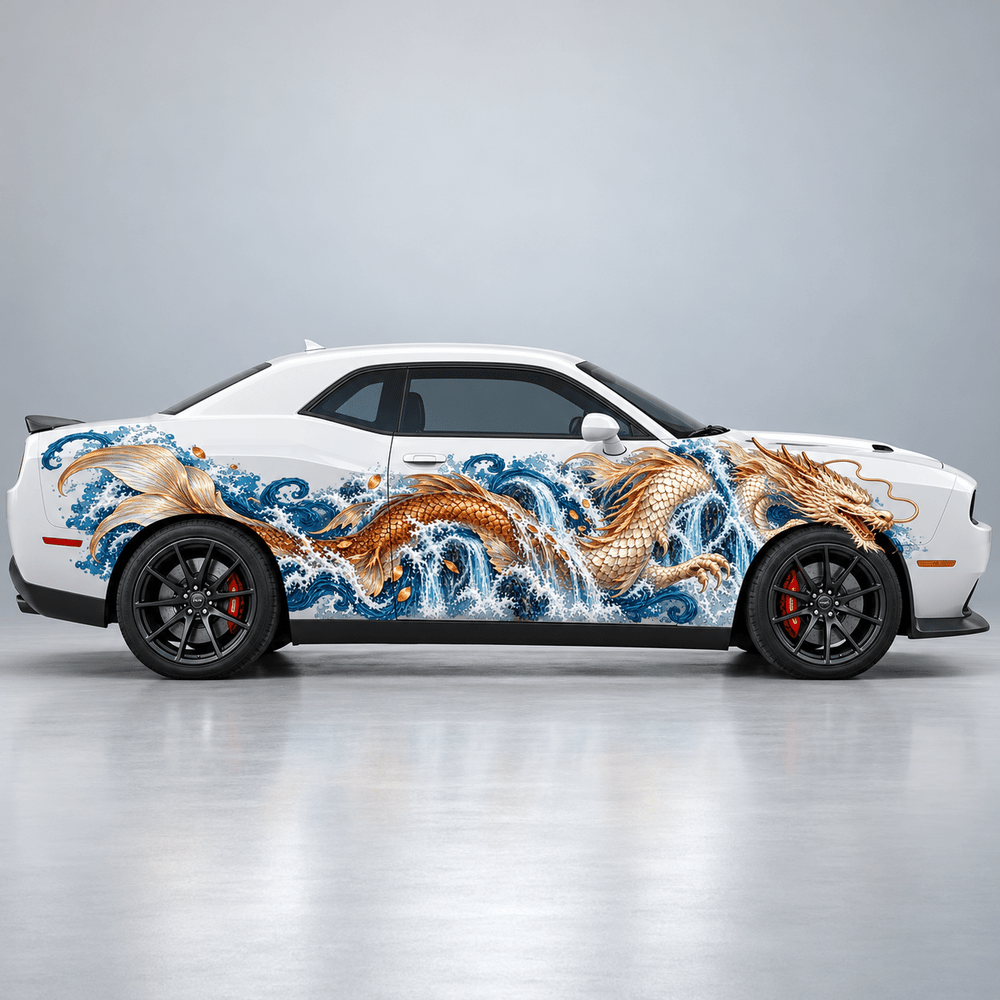 Torrent Ascendant | Japanese Dragon Automotive Decal | Instawraps