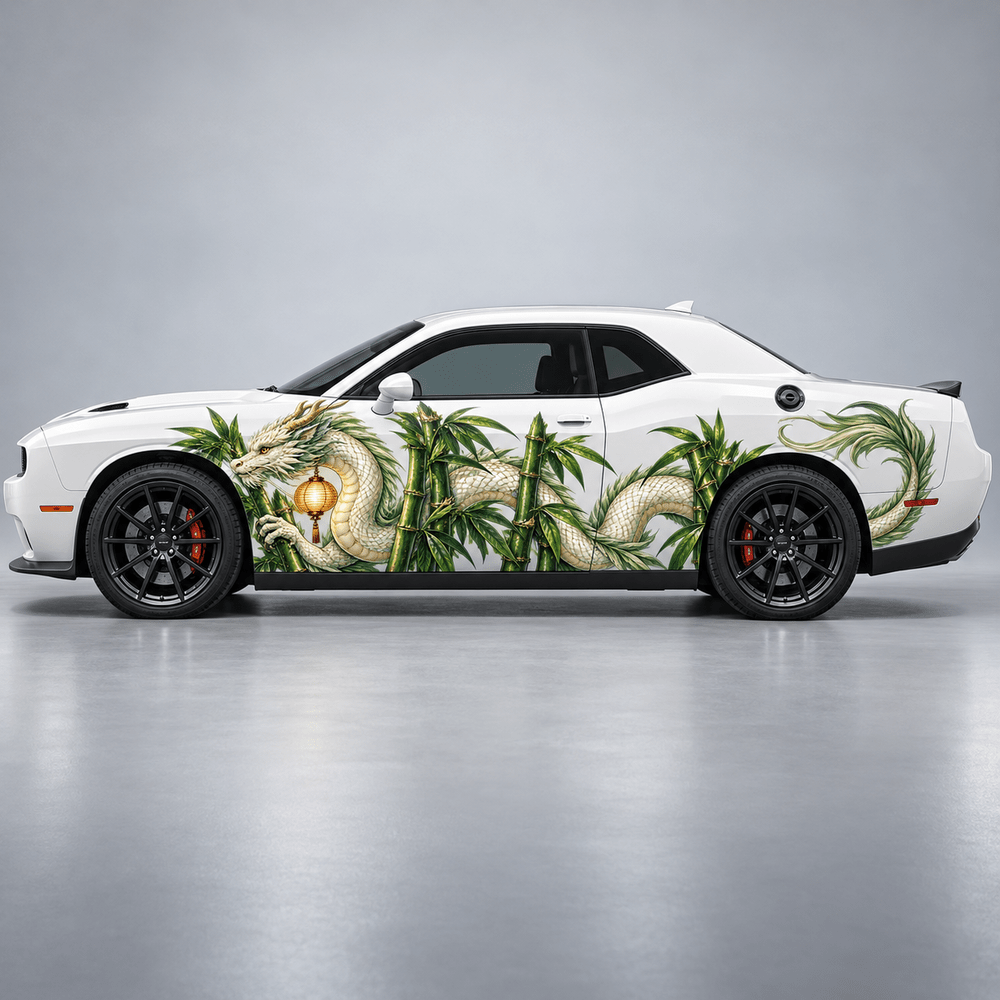 Lanternleaf Wanderer | Japanese Dragon Automotive Decal | Instawraps