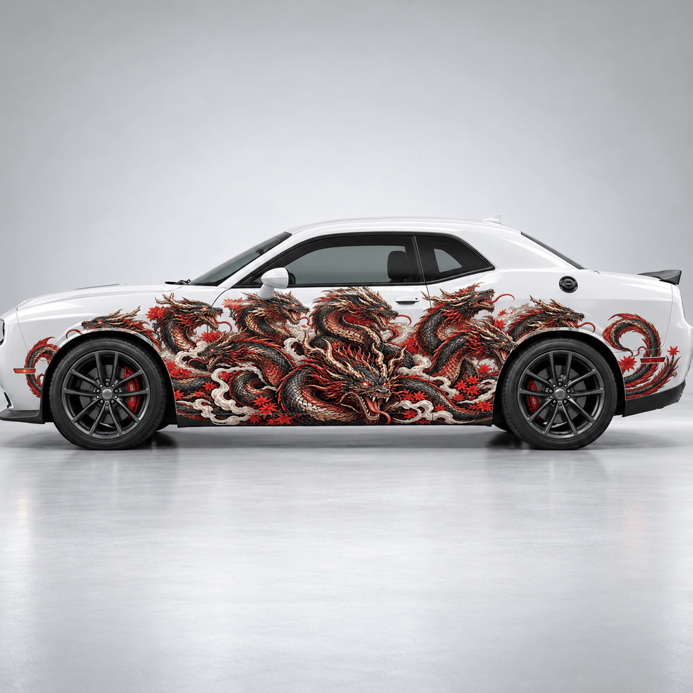 Orochi Maplecourt | Japanese Dragon Automotive Decal | Instawraps