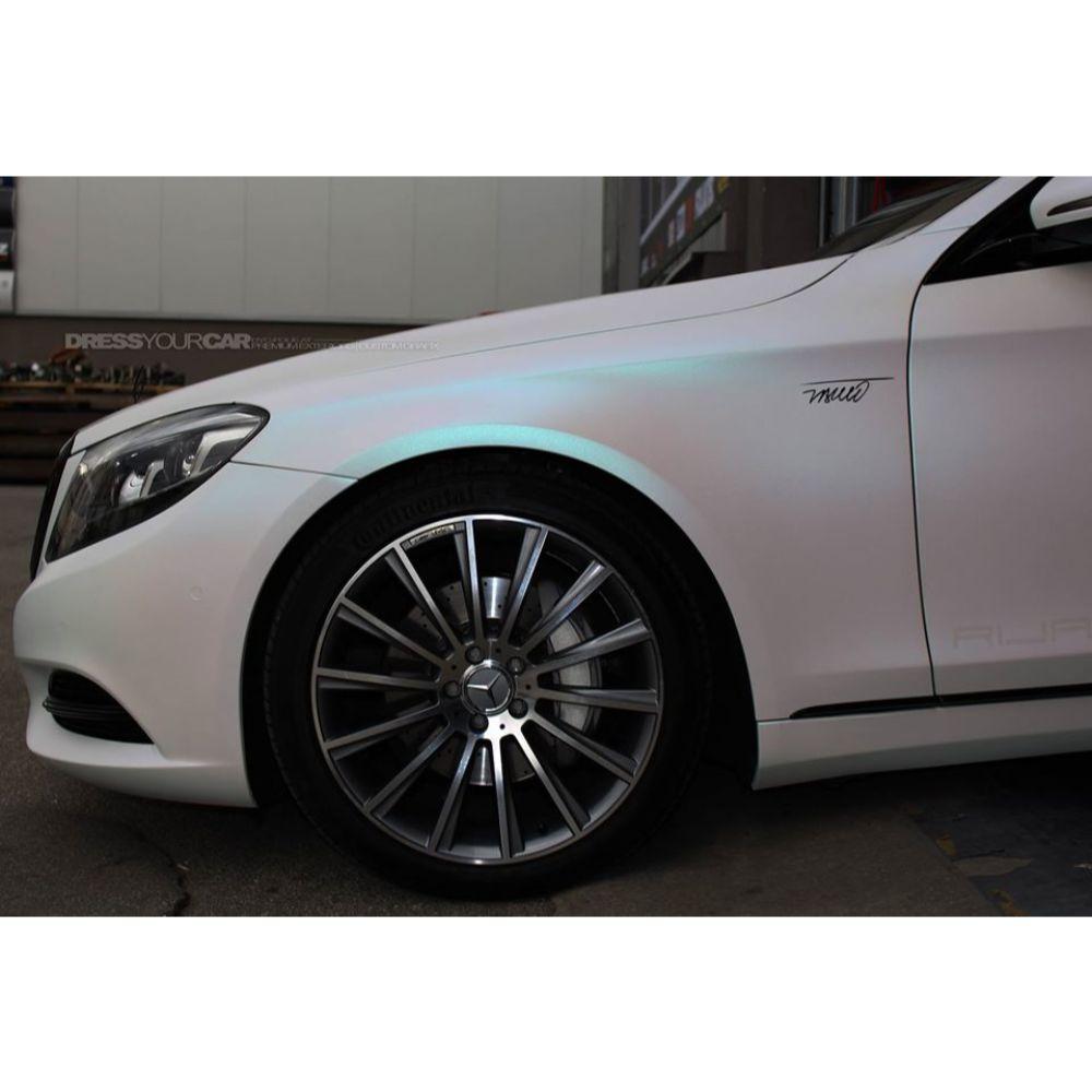 KPMF K75400 SERIES MATTE WHITE/BLUE PEARLESCENT VINYL WRAP | K75584