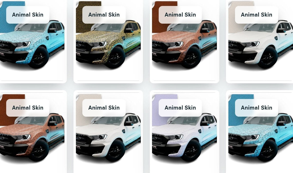 Printed Wrap Animal Skin Patterns