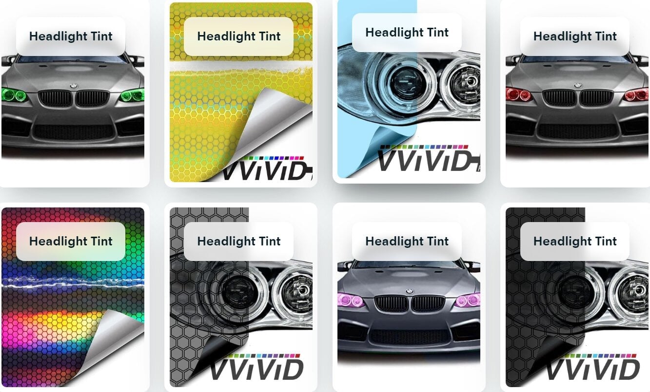 Vvivid Headlight Tint