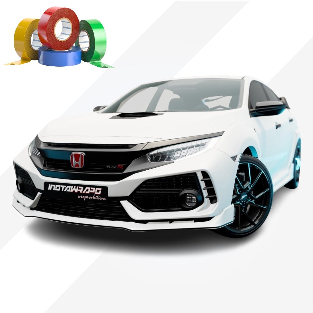 CHROME DELETE / CUSTOM VINYL WRAP TAPE STRIPES | AVERY DENNISON | MATTE WHITE | SW900-102-O