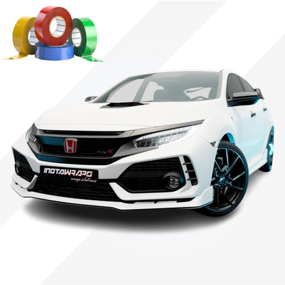 CHROME DELETE / CUSTOM VINYL WRAP TAPE STRIPES | AVERY DENNISON | MATTE WHITE | 102-O