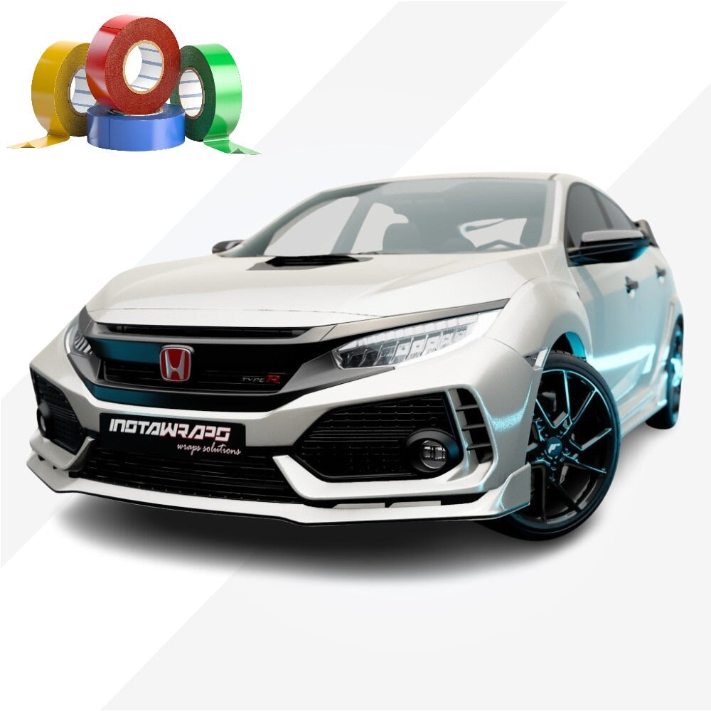 CHROME DELETE / CUSTOM VINYL WRAP TAPE STRIPES | AVERY DENNISON | GLOSS WHITE DIAMOND | 161-D