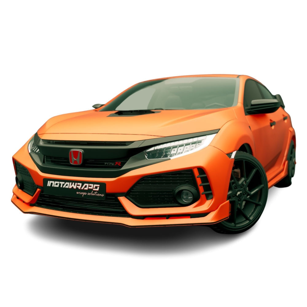 AVERY DENNISON SW900 SUPREME SATIN ORANGE VINYL WRAP | SW900-372-O