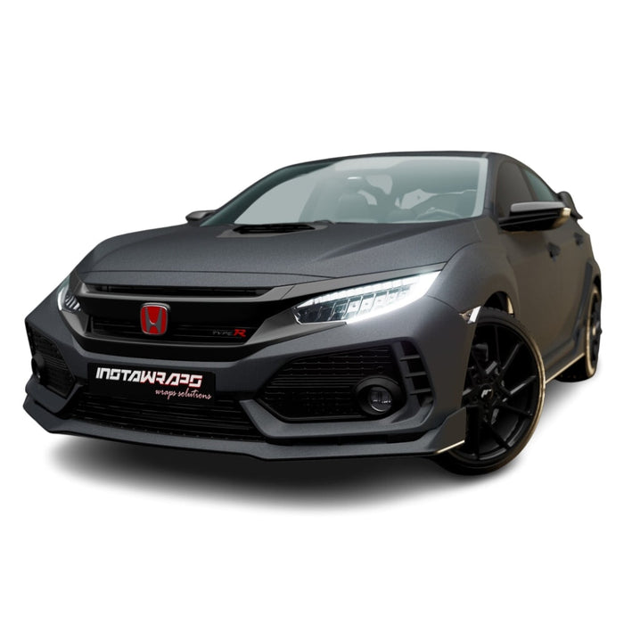 AVERY DENNISON SW900 SUPREME SATIN  BLACK ROCK GRAY METALLIC VINYL WRAP | 823-M