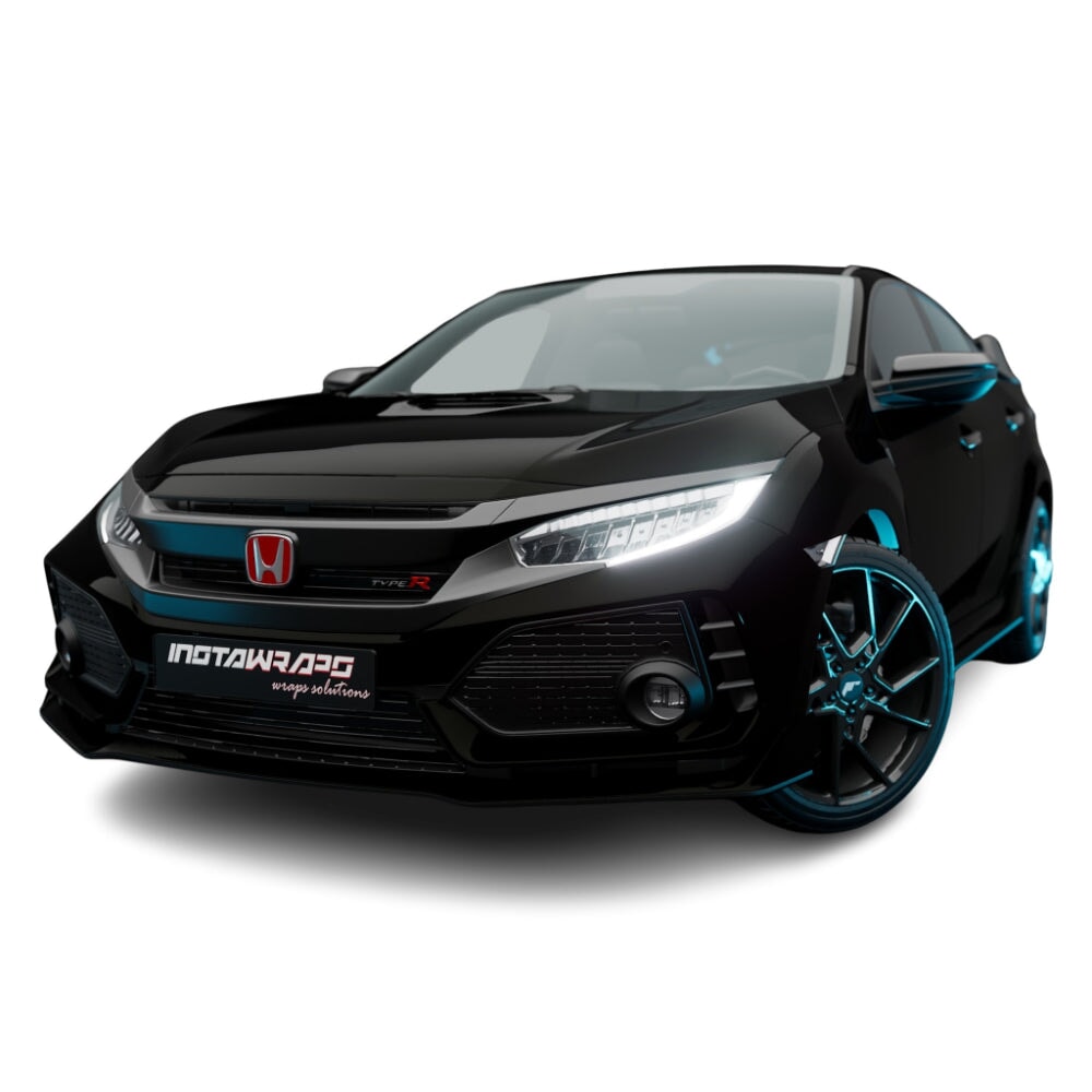 3M 2080 CONTROLTAC HIGH GLOSS BLACK VINYL WRAP | HG12