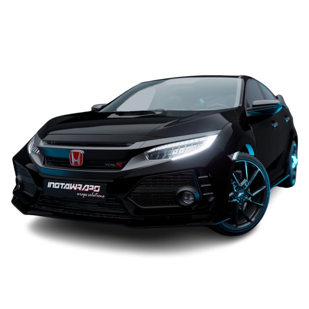 3M 2080 CONTROLTAC HIGH GLOSS BLACK METALLIC VINYL WRAP | HG212