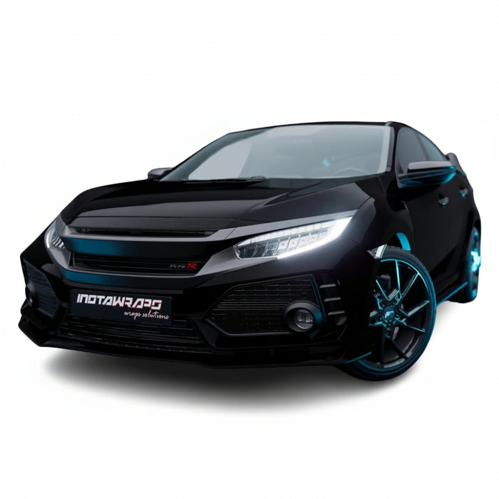 3M 2080 CONTROLTAC HIGH GLOSS BLACK METALLIC VINYL WRAP | HG212