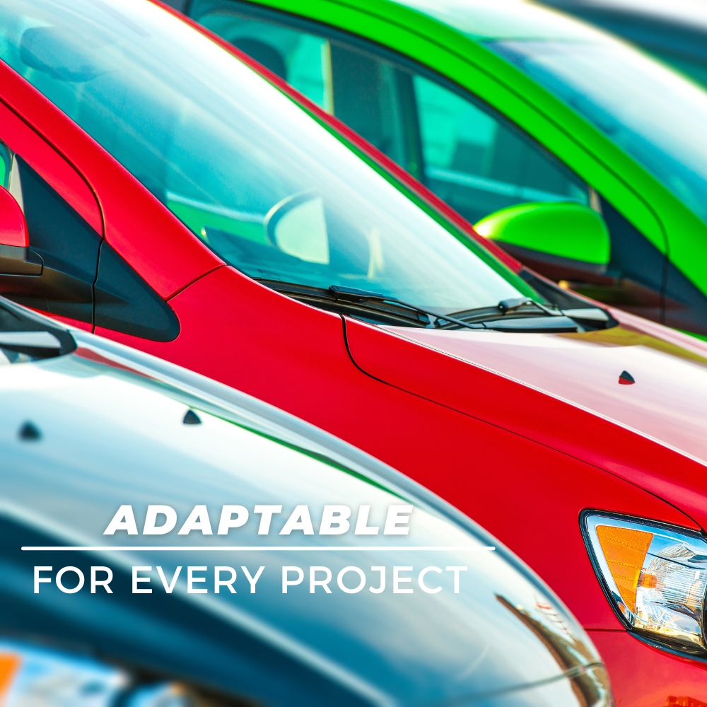 CHROME DELETE / CUSTOM VINYL WRAP TAPE STRIPES | 3M | MATTE WHITE | M10