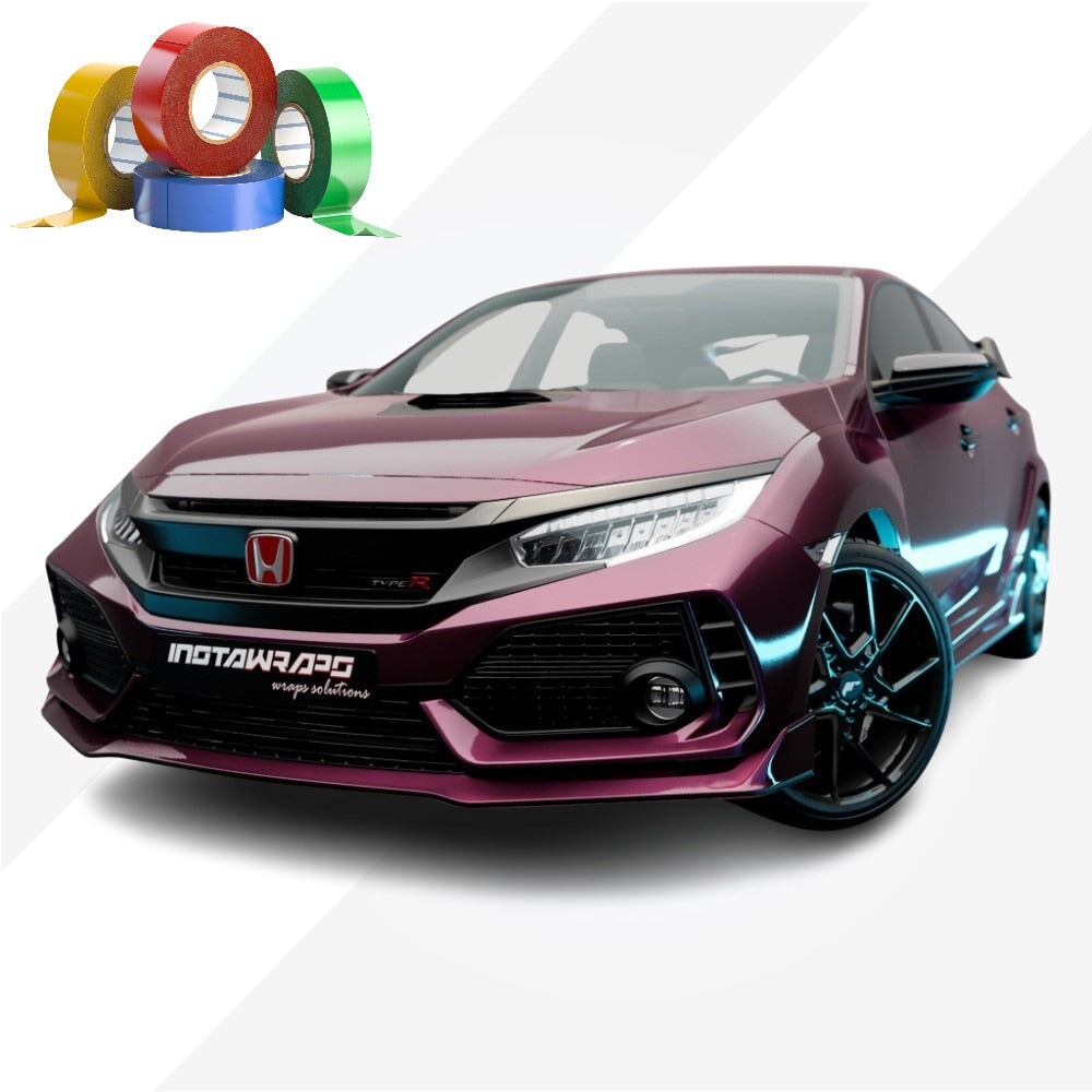CHROME DELETE / CUSTOM VINYL WRAP TAPE STRIPES | AVERY DENNISON | GLOSS FUN PURPLE METALLIC | 568-S