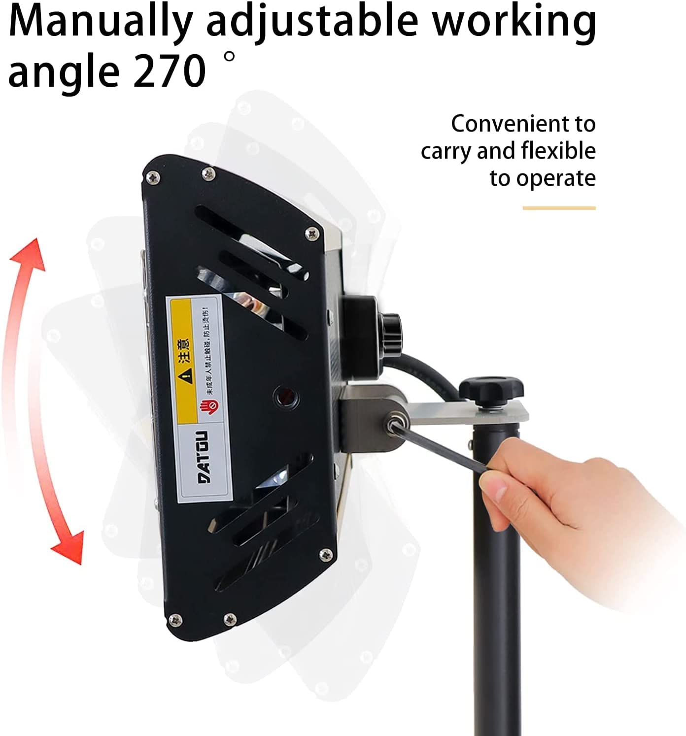 2000W INFRARED CURING LAMP WITH TIMER AND STAND