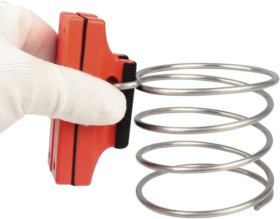 MAGNETIC HEAT-GUN HOLDER WITH SAFETY CAP AND SCRATCHLESS FELT BASE FOR VINYL WRAP