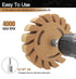 RUBBER ERASER WHEEL WITH DRILL ADAPTER – DECAL & ADHESIVE REMOVER