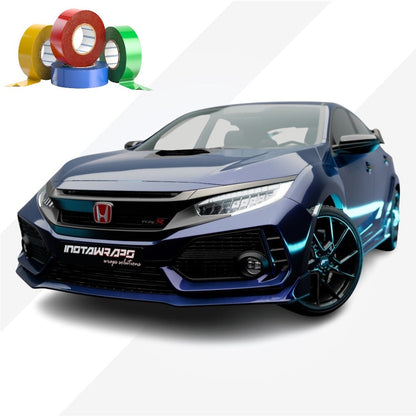 CHROME DELETE / CUSTOM VINYL WRAP TAPE STRIPES | AVERY DENNISON | GLOSS METALLIC MAGNETIC BURST | 679-M