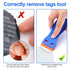 4 PCS RAZOR BLADE SCRAPER SET WITH 100 BLADES – LABEL & DECAL REMOVER