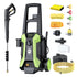 2600PSI ELECTRIC PRESSURE WASHER WITH FOAM CANNON & 4 NOZZLES