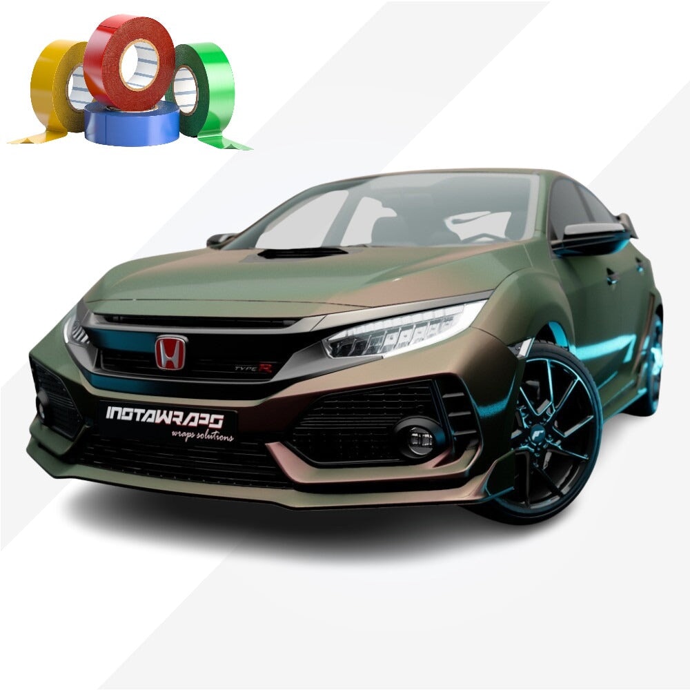 CHROME DELETE / CUSTOM VINYL WRAP TAPE STRIPES | AVERY DENNISON | SATIN URBAN JUNGLE | 786-S