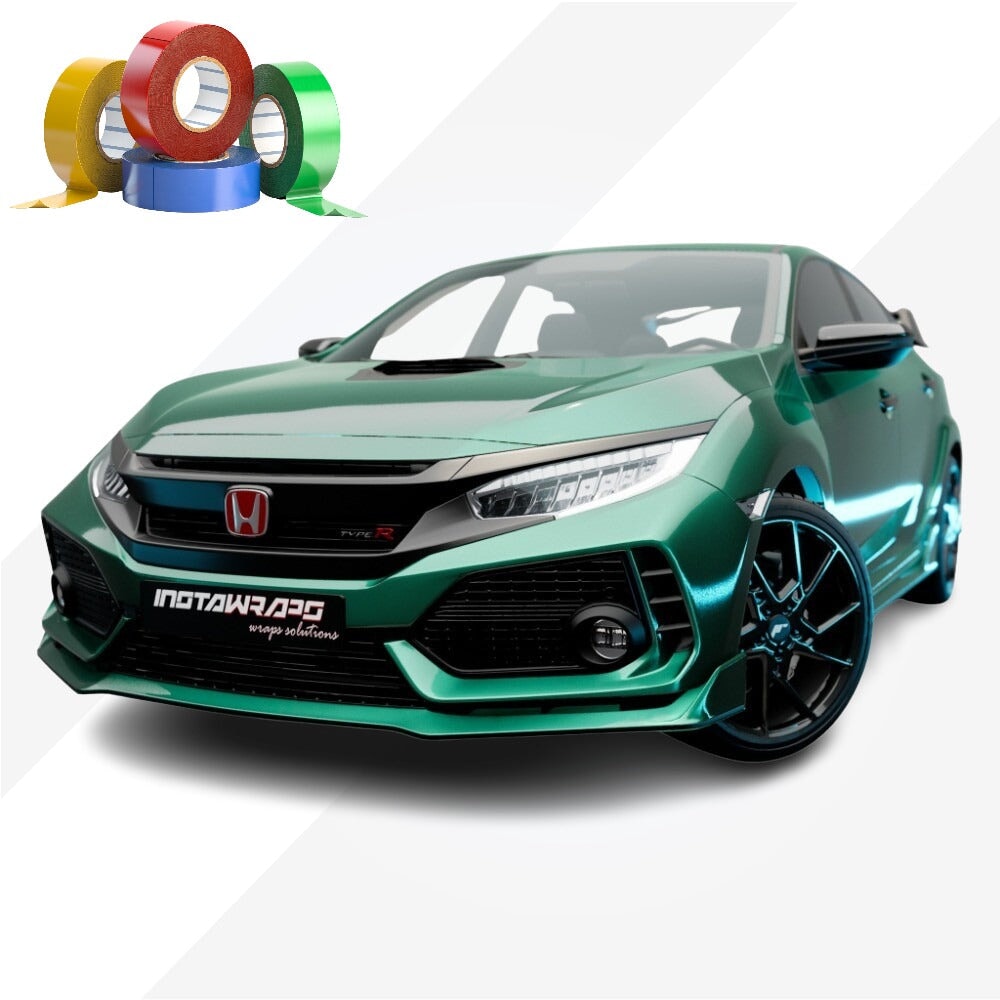 CHROME DELETE / CUSTOM VINYL WRAP TAPE STRIPES | AVERY DENNISON | GLOSS DARK GREEN PEARL | 796-S