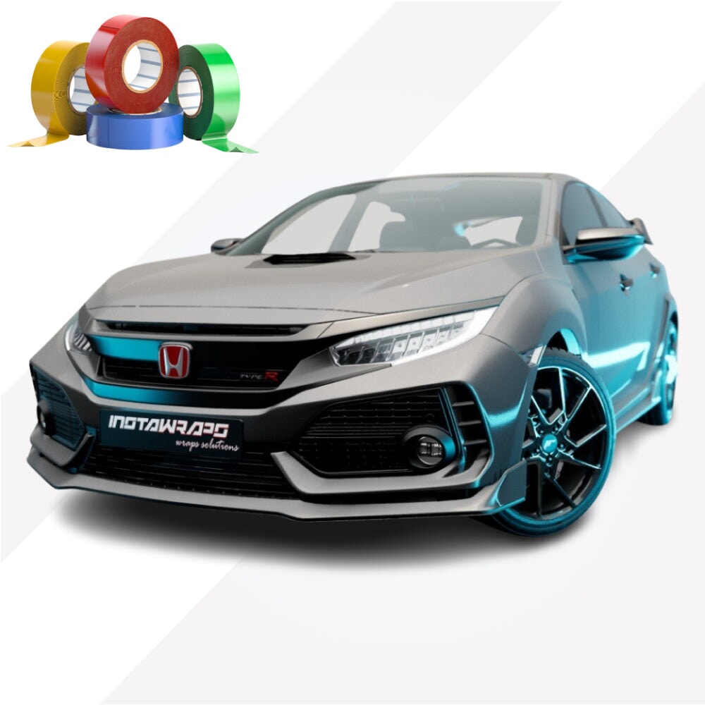 CHROME DELETE / CUSTOM VINYL WRAP TAPE STRIPES | AVERY DENNISON | SATIN DARK GRAY | 854-M