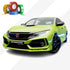 CHROME DELETE / CUSTOM VINYL WRAP TAPE STRIPES | 3M | GLOSS LIGHT GREEN | G16