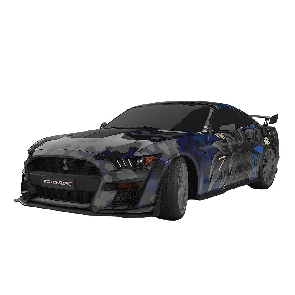 3M / AVERY DENNISON | VINYL WRAPPING FILM PRINTED GRAPHICS | CUSTOM RIDE | FLORAL FURY WRAPS | GOTHIC BLOOM | CR1201
