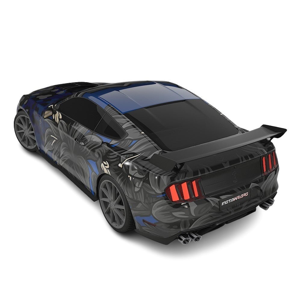 3M / AVERY DENNISON | VINYL WRAPPING FILM PRINTED GRAPHICS | CUSTOM RIDE | FLORAL FURY WRAPS | GOTHIC BLOOM | CR1201