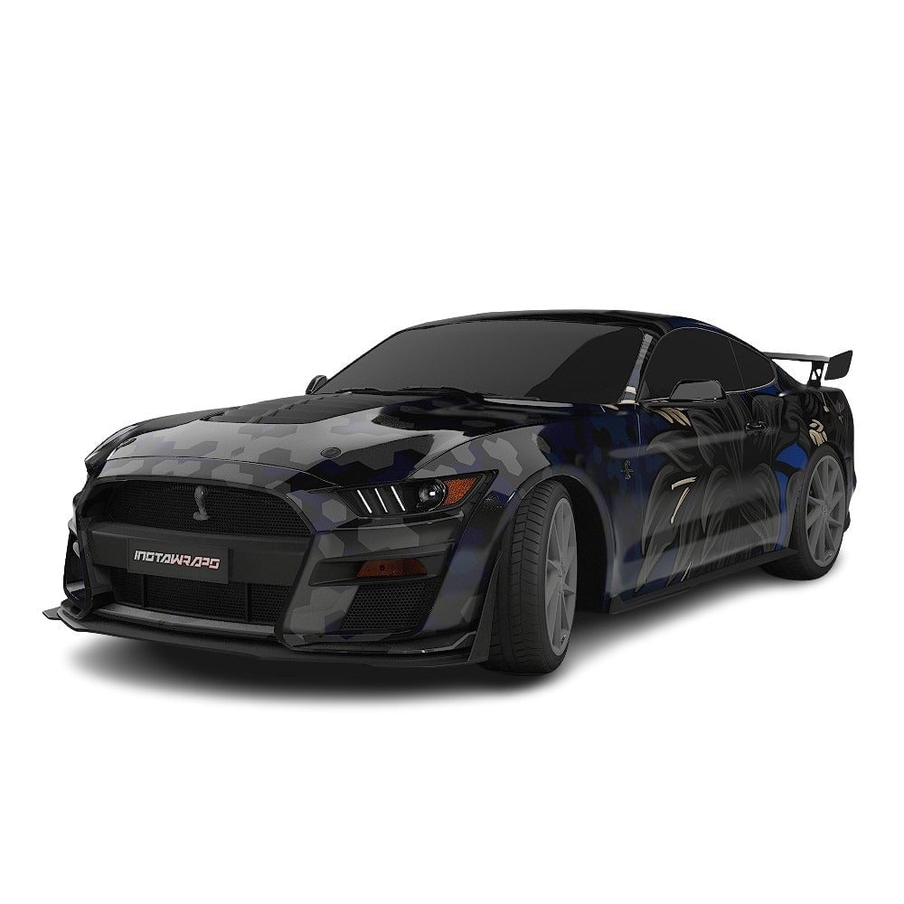 3M / AVERY DENNISON | VINYL WRAPPING FILM PRINTED GRAPHICS | CUSTOM RIDE | FLORAL FURY WRAPS | GOTHIC BLOOM | CR1201