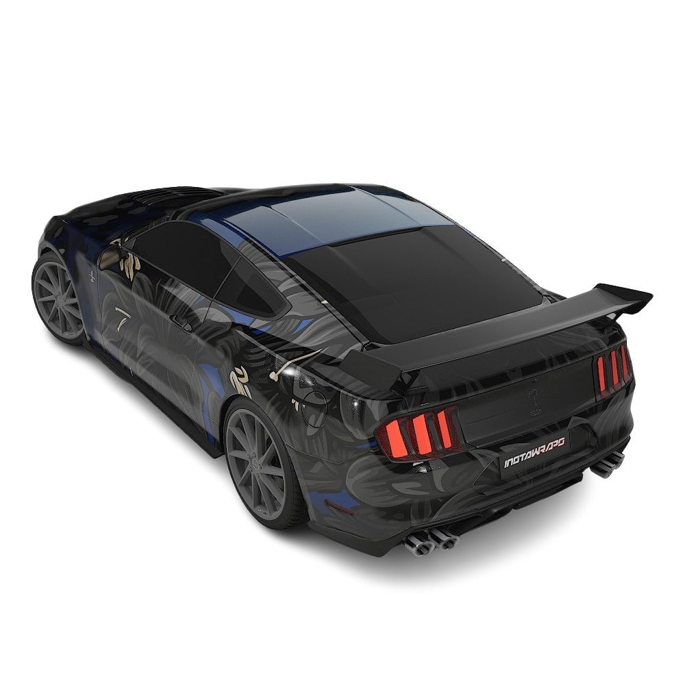 3M / AVERY DENNISON | VINYL WRAPPING FILM PRINTED GRAPHICS | CUSTOM RIDE | FLORAL FURY WRAPS | GOTHIC BLOOM | CR1201