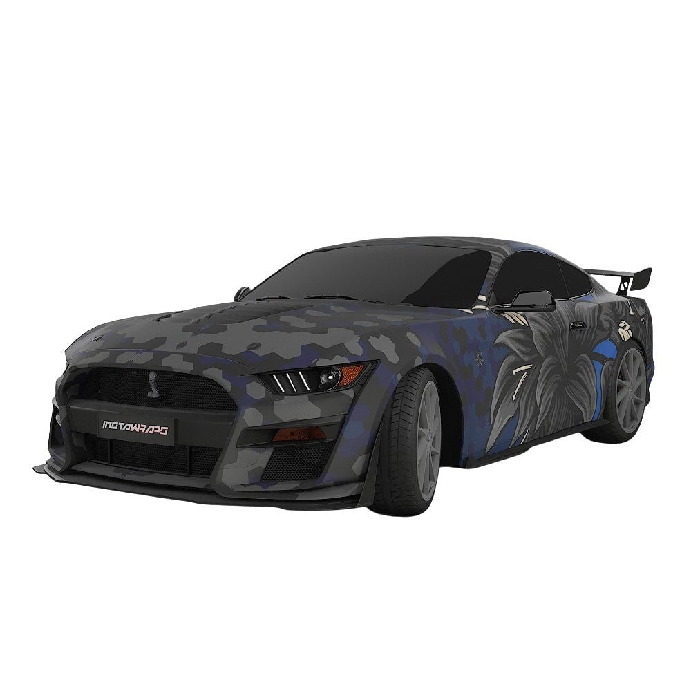 3M / AVERY DENNISON | VINYL WRAPPING FILM PRINTED GRAPHICS | CUSTOM RIDE | FLORAL FURY WRAPS | GOTHIC BLOOM | CR1201