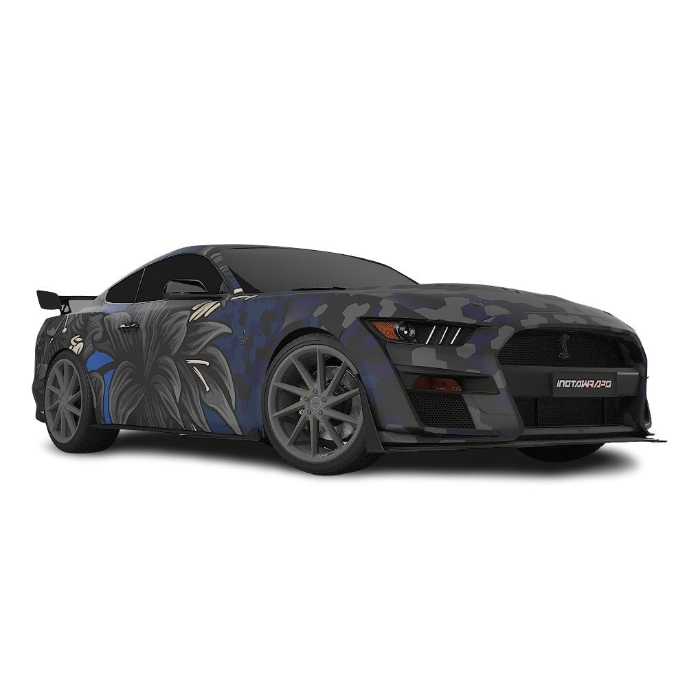 3M / AVERY DENNISON | VINYL WRAPPING FILM PRINTED GRAPHICS | CUSTOM RIDE | FLORAL FURY WRAPS | GOTHIC BLOOM | CR1201