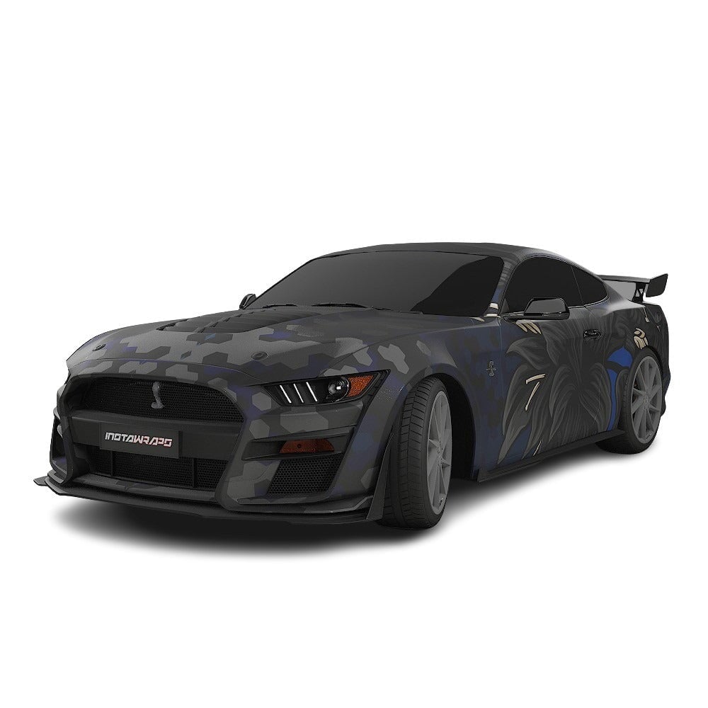 3M / AVERY DENNISON | VINYL WRAPPING FILM PRINTED GRAPHICS | CUSTOM RIDE | FLORAL FURY WRAPS | GOTHIC BLOOM | CR1201