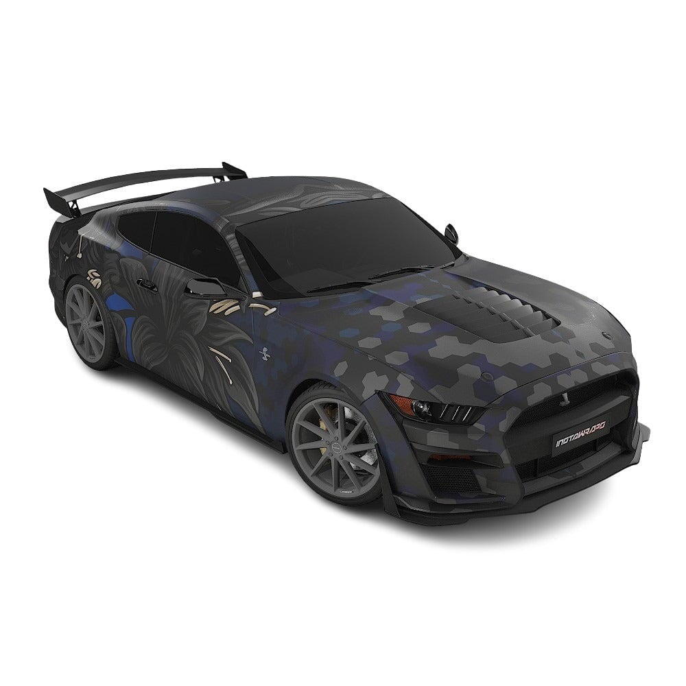 3M / AVERY DENNISON | VINYL WRAPPING FILM PRINTED GRAPHICS | CUSTOM RIDE | FLORAL FURY WRAPS | GOTHIC BLOOM | CR1201