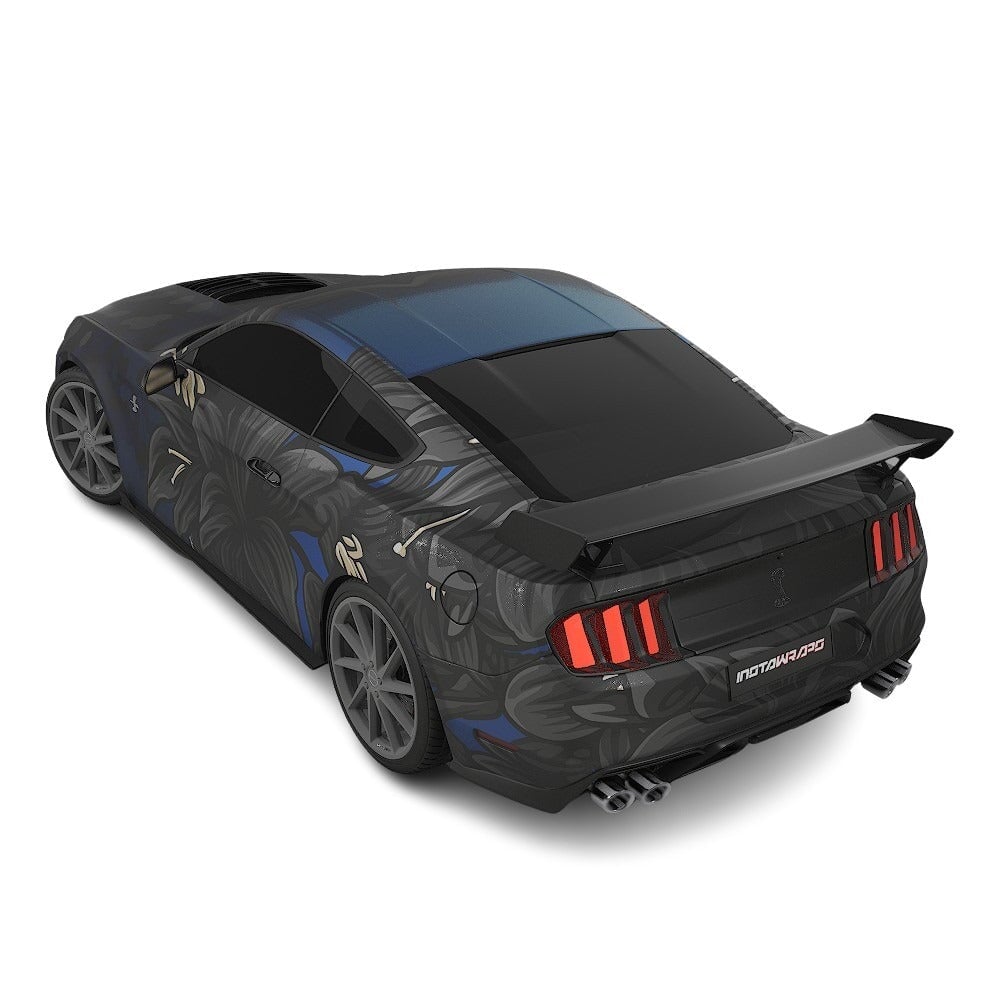 3M / AVERY DENNISON | VINYL WRAPPING FILM PRINTED GRAPHICS | CUSTOM RIDE | FLORAL FURY WRAPS | GOTHIC BLOOM | CR1201