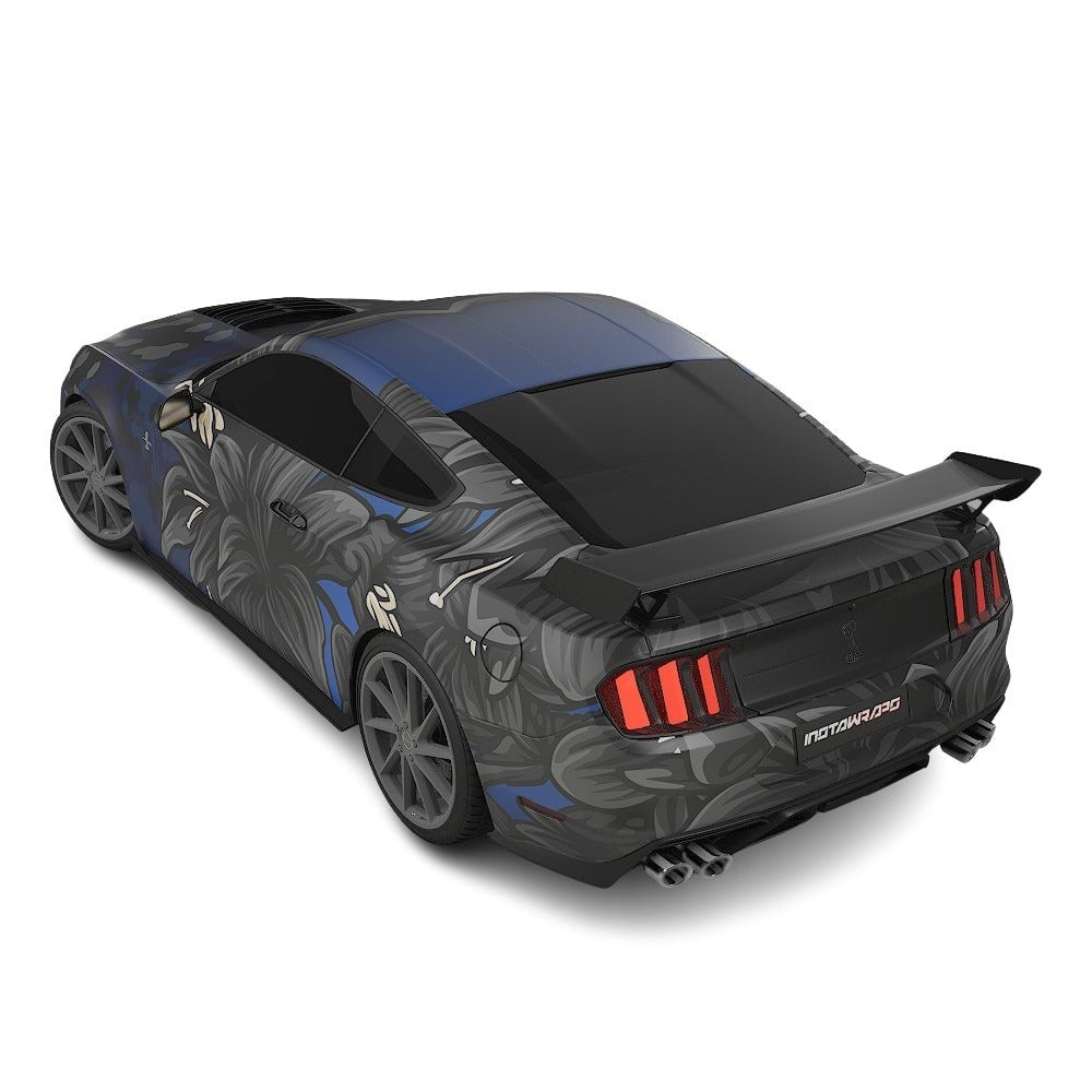 3M / AVERY DENNISON | VINYL WRAPPING FILM PRINTED GRAPHICS | CUSTOM RIDE | FLORAL FURY WRAPS | GOTHIC BLOOM | CR1201