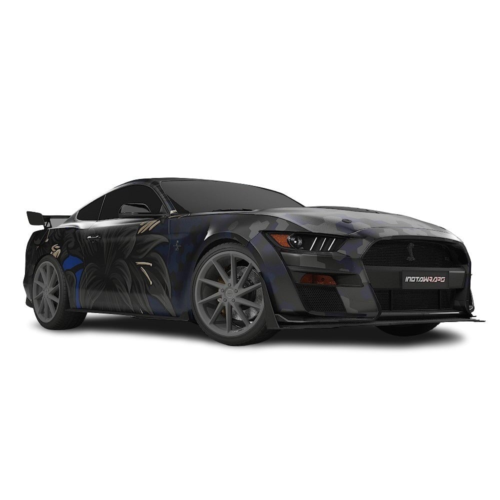 3M / AVERY DENNISON | VINYL WRAPPING FILM PRINTED GRAPHICS | CUSTOM RIDE | FLORAL FURY WRAPS | GOTHIC BLOOM | CR1201