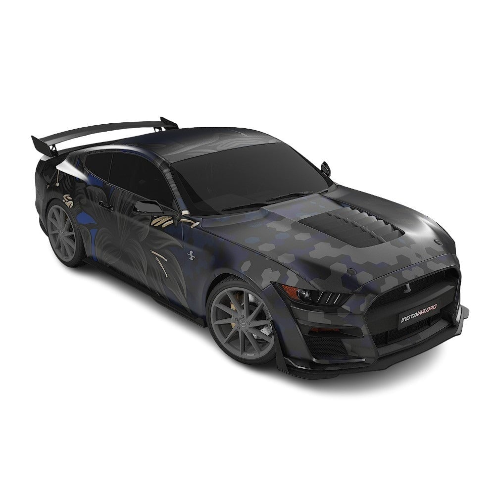 3M / AVERY DENNISON | VINYL WRAPPING FILM PRINTED GRAPHICS | CUSTOM RIDE | FLORAL FURY WRAPS | GOTHIC BLOOM | CR1201