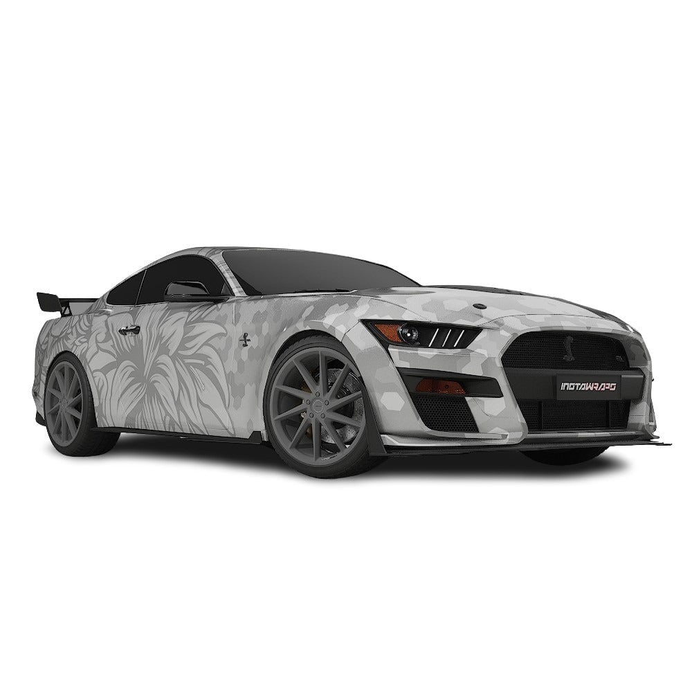3M / AVERY DENNISON | VINYL WRAPPING FILM PRINTED GRAPHICS | CUSTOM RIDE | FLORAL FURY WRAPS | GOTHIC BLOOM | CR1202